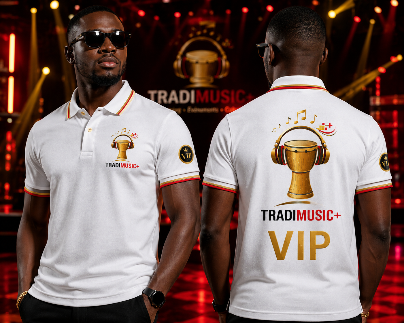 Polo blanc VIP